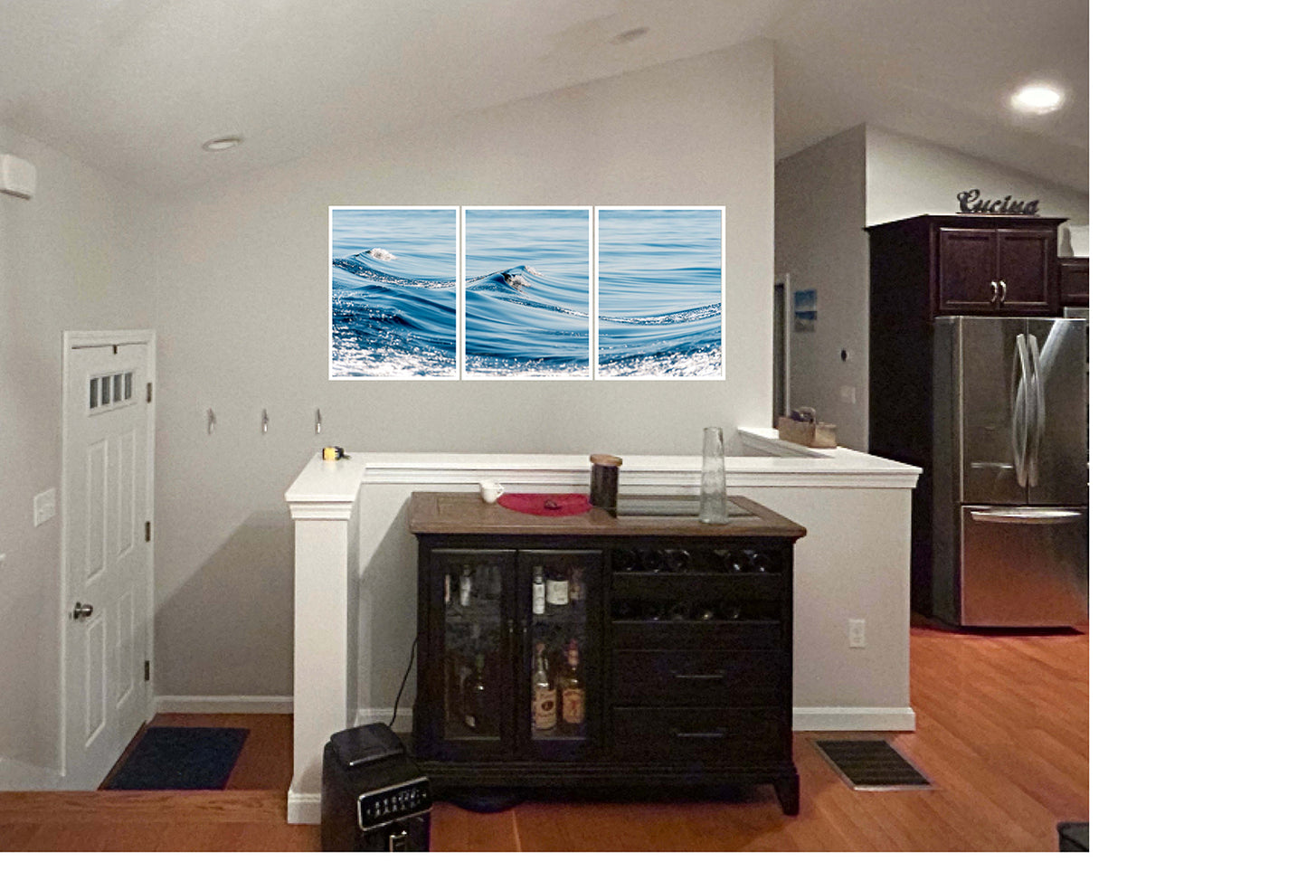 X CUSTOM: Stellwagen Triptych: 40x93