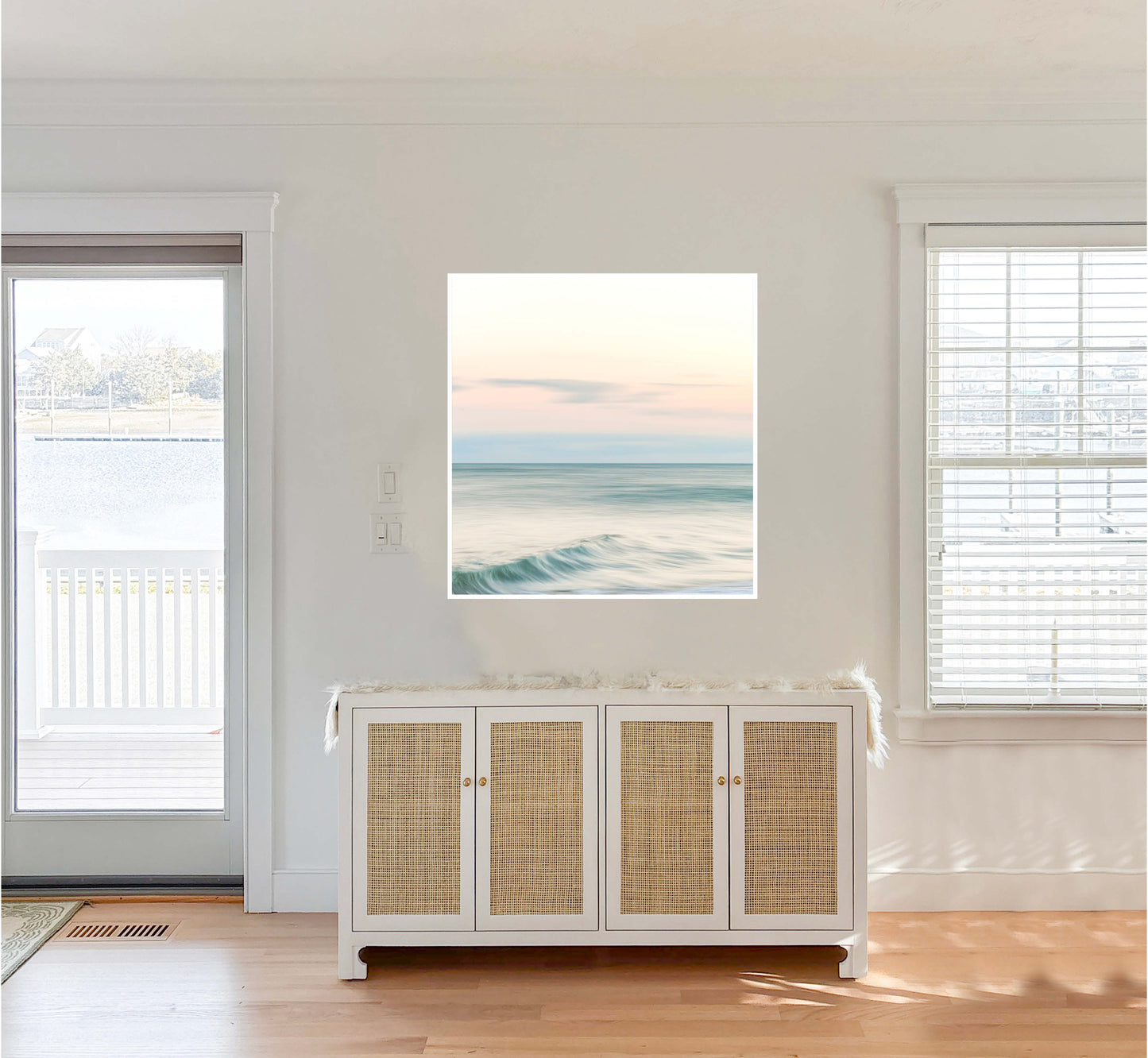 X CUSTOM – Cheri F 39x39 Aqua Seascape