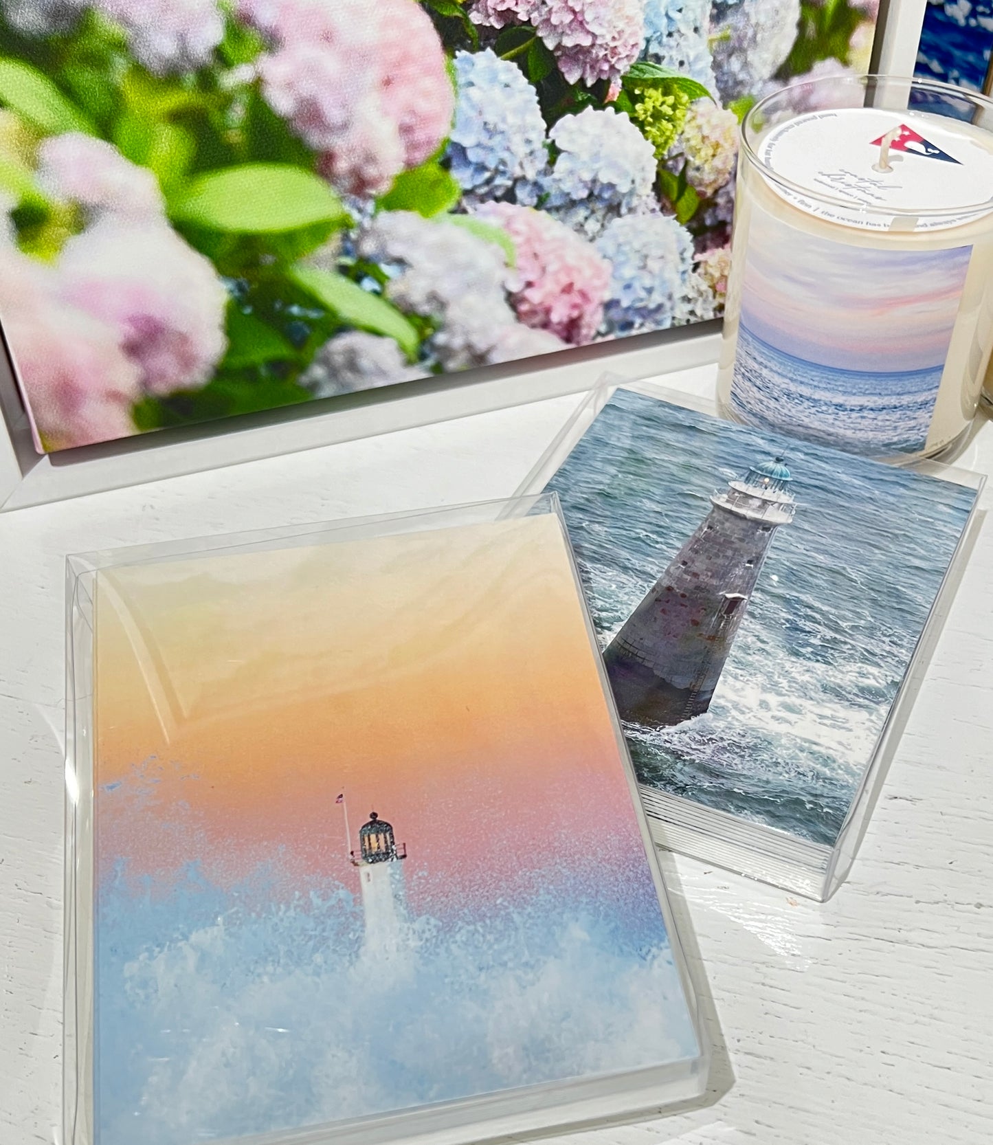 CARDS: Blank Lighthouse–BOXED