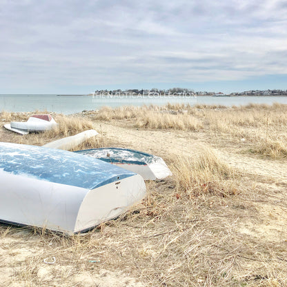 Winter Beach Dories