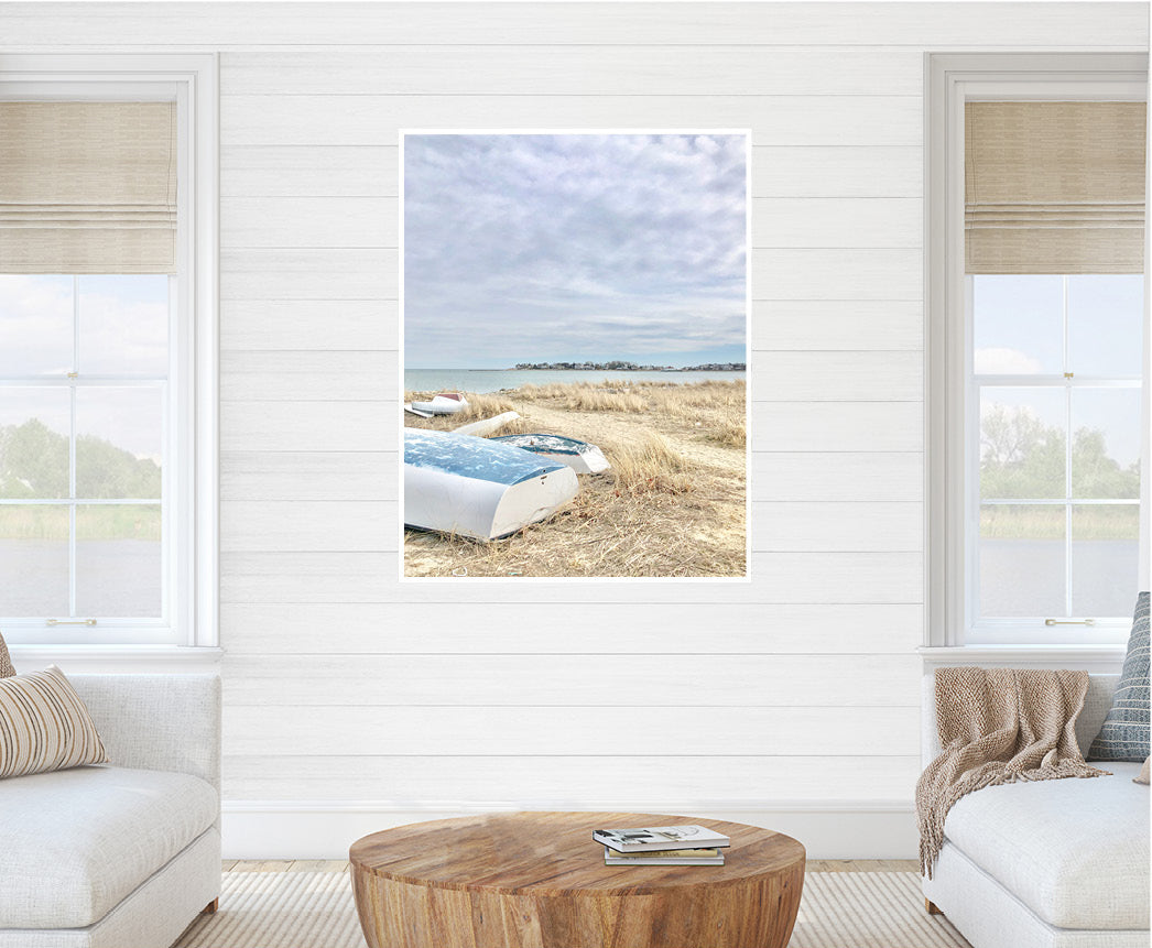 Winter Beach Dories