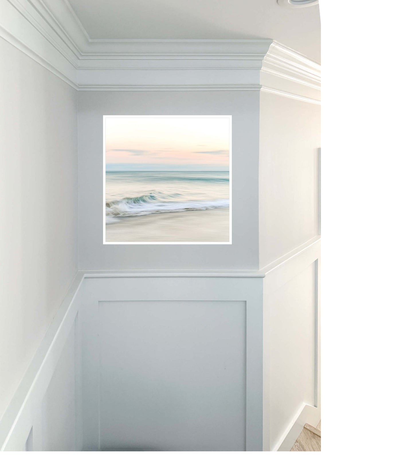 X CUSTOM–Kristen 27x27 Aqua Seascape
