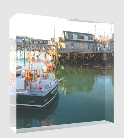Acrylic Block: 4 SQ